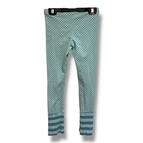 naartjie Girls Outfit Blue Floral Polka Dot Dress Leggings Size 7 Buttons - Picture 5 of 11